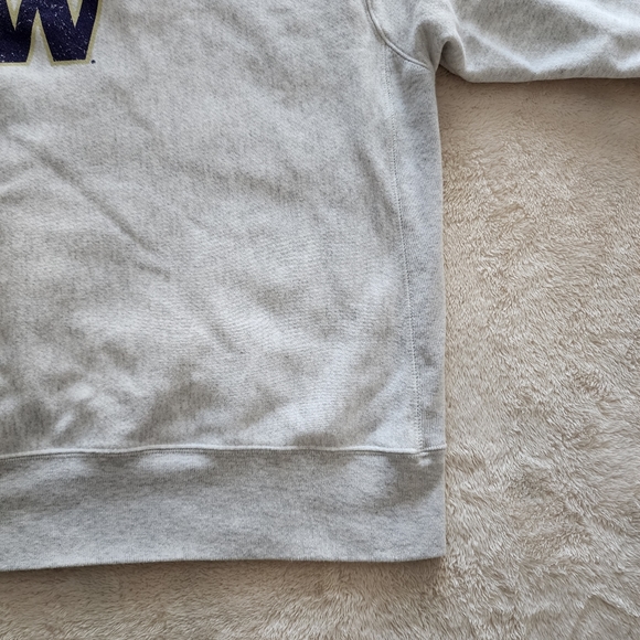 Champion Arch Over Logo Reverse Weave Washington Huskies Sweatshirt, Men's 2XL - Picture 3 of 10